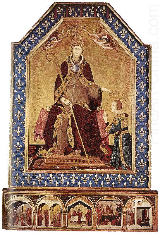 Altar of St Louis of Toulouse, Simone Martini